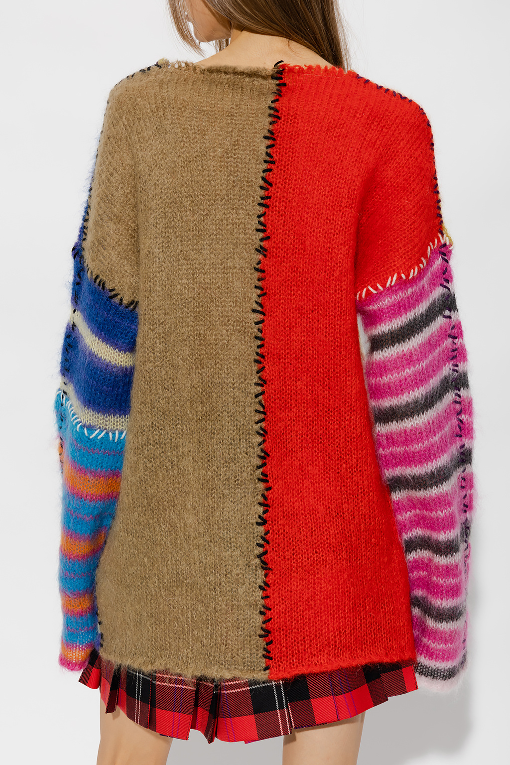 Multicolour Sweater with stitching Marni - Vitkac Italy